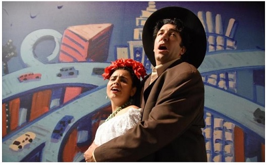 frida y diego en la �pera